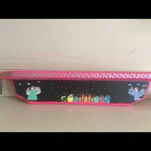 Hand painted shelf